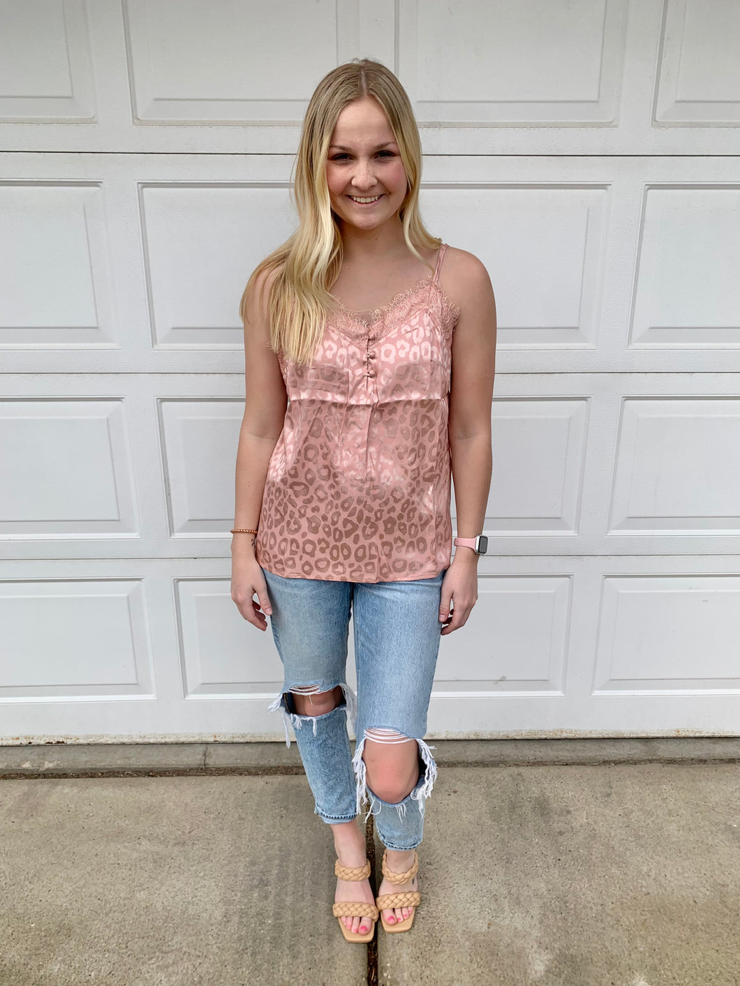 Pink Cheetah Tank Top